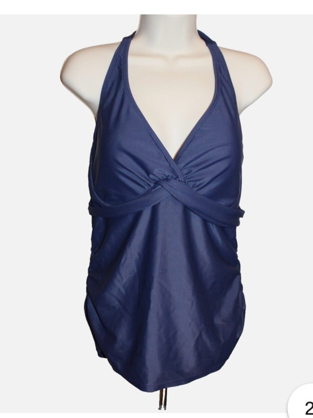 Athleta Swim Tank Underwire Halter 36 d/dd good condition